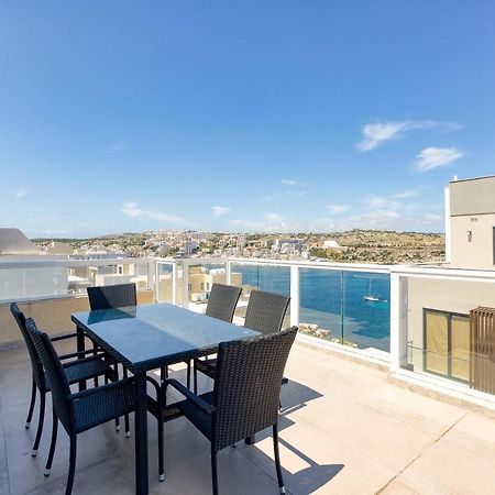 Appartamento Lux Sea Front Penthouse With Breathtaking Views In St Pauls By 360 Estates St. Paul's Bay Esterno foto